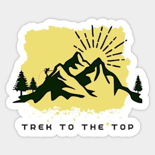 Mountain climbing Sticker